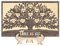 FENGHUO Arbre de vie avec nom personnalisé en 3D,Cadre panneau d'amour avec plusieurs noms de famille personnalisables,Arbre de vie en bois à faire soi-même,Cadeaux chaleureux pour les fêtes