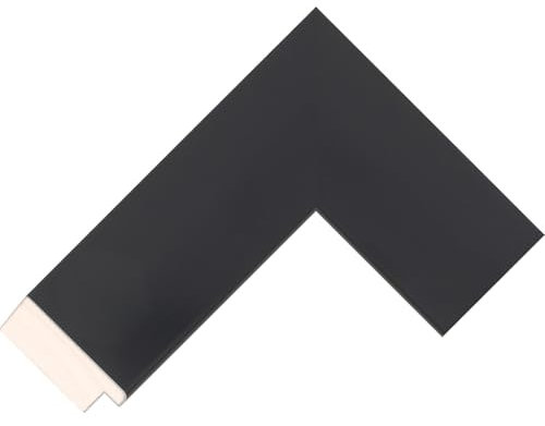 Anpassbare Blende für Samsung Frame TV (50 Zoll Modell) (flach, schwarz, 57 mm)