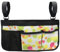 Rollstuhl-Seitentasche Seitliche Aufbewahrungstasche for Rollstühle, elektrische Rollstühle, mit hellen Linien, Aufbewahrungsorganisatoren for Rollstühle for zu Hause/im Freien Rollstuhltasche(Yellow)