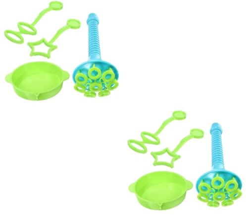 FELTECHELECTR 2 Sets Seifenblasenmacher Big Blowe Star Seifenblasenstab Innobaby Spike Seifenblasengebläse Seifenblasen Mundgebläse Seifenblasenwerkzeug Seifenblasenspender Seifenblasenstäbe