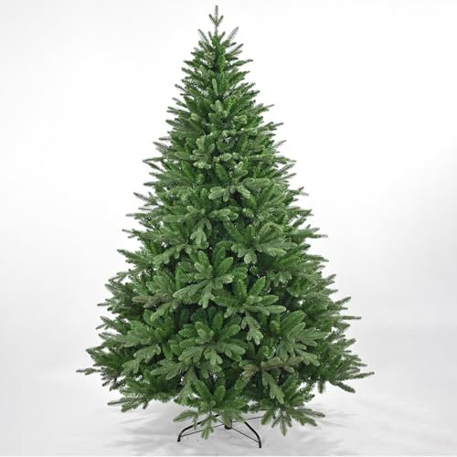 Künstlicher Weihnachtsbaum Mit Gemischten Zweigspitzen Aus PE Und PVC Künstliche Weihnachtsbäume Aus Fichtenholz Weihnachtsbaum Mit Metallscharnieren Und Faltbarem Sockel Für Partys Im Homeoffice,6ft