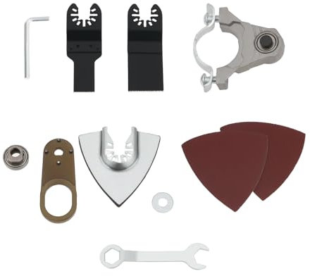 ECSiNG 1 Set Angle Grinder Converter Oscillating Tool Multifunctional Oscillating Tool Accessories for #100mm Angle Grinder Wood Wall Sanding Grinding Polishing