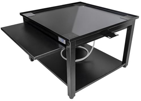 Washer and Dryer Pedestals – Black 29 Fit, 18 Tall Steel Stand for Back Relief with Pull-Out Shelf, Drain Pan & Hose, 800 lb Capacity, Easy Setup – Laundry Pedestal for Washer and Dryer