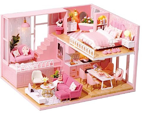 ifundom 1stk Miniatur DIY Wohnung Mini-Wohnung Kabinenmodell Miniatur DIY Mini- Zum Selbermachen Wohnung Selber Bauen