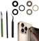Obiettivo della fotocamera posteriore di ricambio per iPhone 16 Pro/iPhone 16 Pro Max, lente posteriore in vetro compatibile con iPhone 16 Pro/iPhone 16 Pro Max, kit di attrezzi di riparazione