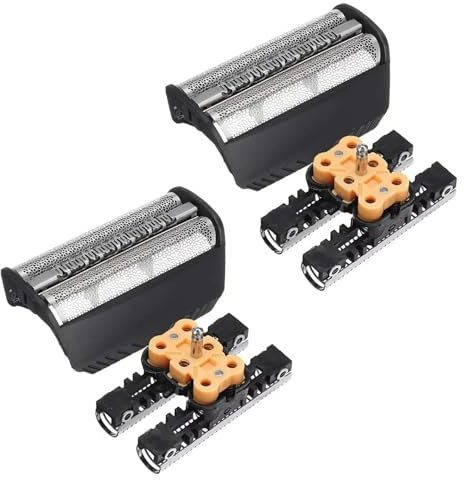 2 Pack 30B Shaver Foil and Cutter Head Shearing Blade Replacement for Braun 3 Series 7504, 7505, 7510, 7511, 7514, 7515, 7516, 7763, 7783, 7785, 7765