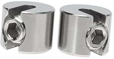 LAPYAPPE 2stücke Drahtseilklemme Aus Drahtseilbefestigung Korrosionsbeständig Kabelklemme Für Stabile Befestigung Drahtseilschraubklemme Mit Hoher Präzision