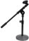 Saluaqui Support de Micro de Bureau Réglable avec Bras de Boom Télescopique, Table de Microphone de Table Ronde Pondérée pour les Réunions, la Diffusion et l'enregistrement - Compact et Portable