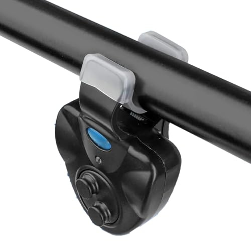 Renchey Indicador De Picadas para Caña De Pescar,Indicador de Picada para Pesca Diurna y Nocturna - Alarma para Pesca con Sensibilidad Ajustable para Hombres Mujeres Principiantes y Expertos