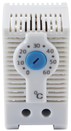 Riven KTS011 Normally Open Adjustable Mechanical Thermostat for DIN Rail Mounting
