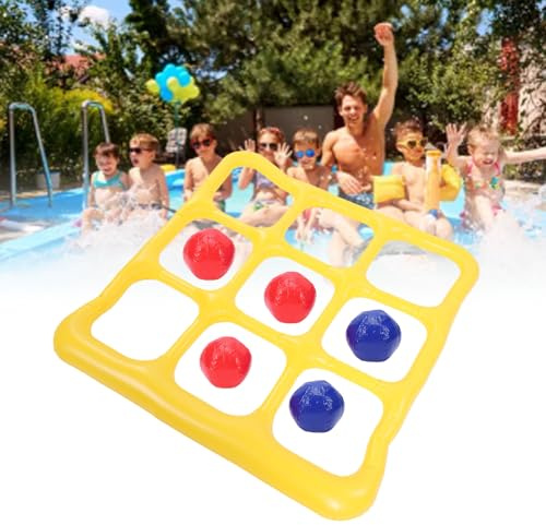 Kelawoly Jeu de Piscine Gonflable, Jouet d'eau en PVC épais et Anti-Fuite pour 2 à 10 Joueurs, avec Gonflage Rapide et Dégonflage pour Piscine, Fête sur la Plage, Jeux de Ballon D