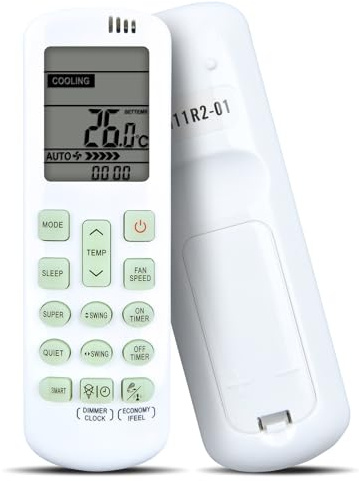WKOLF Nuovo Kit di Controllo Remoto di Ricambio DG11R2-01 per Condizionatore d'Aria Hisense DG11R2-01 HSA71C HSA71R