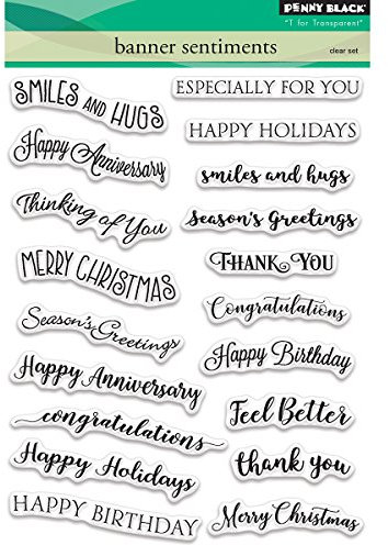 Penny Black Transparente Stempel, Nicht zutreffend, Mehrfarbig, 12.95 x 18.54 x 0.43 cm