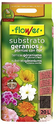 Flowers 4-80111 - Substrate Geraniums and Plants with Flower 20l