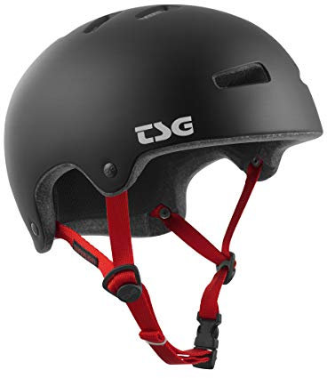TSG Erwachsene Superlight Solid Color Helm, Satin Black, XXL
