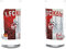 1. FC Köln Schnapsglas - Rut & Wiess- 2er Set Glas Plus Lesezeichen I Love Köln