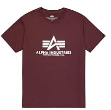 Alpha Industries Herren Basic Big Logo T-Shirt