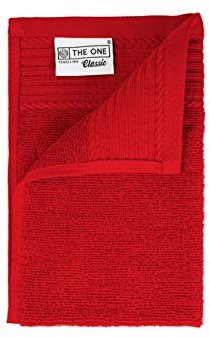 The One Towelling Gastendoekje 30 x 50 cm - Classic - Rot