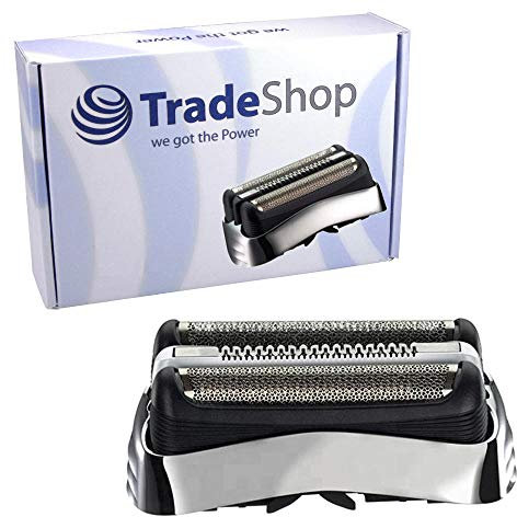 Hochwertiges Kombipack Doppel-Scherfolie Klingenblock Rasierklinge Ersatzteil kompatibel mit Braun Series 3 3070 3070cc 3080 3080S 3080s 3090 3090CC 3090cc 3095 310 310S 310s 320 320S 320s 320s-4