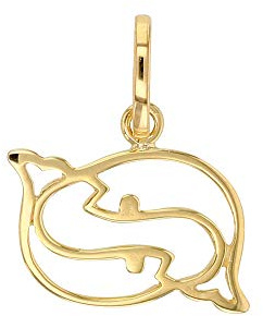 Jouailla – Anhänger Sternzeichen aus Gold 375/1000 – Fische (396224)