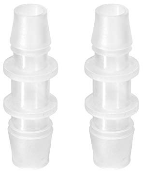 Quickun Raccord réducteur cannelé pour tuyau en plastique raccord 1/2-3/8 1-0270-3/8-1/2-2 pièces 2