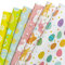 RUSPEPA Feuilles De Papier D'Emballage Cadeau - Motif De Pâques Printemps Pour Anniversaire, Vacances, Fête, Fête De Naissance - 1 Rouleau Contient 6 Feuilles - 44,5 X 76 cm Par Feuille