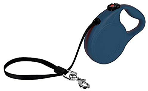 KONG ausrollbare Hundeleine Trail I hochwertige Rollleine mit Break & Lock System I lange Leine für Hunde I hochwertige Hundeleinen in verschiedenen Farben I Blau I Länge: 5 m I Gr. M
