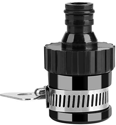 Aussenhahn Adapter, Universal Wasserhahn Adapter Verbindungsstück, Mischbatterie Gartenschlauch Rohr Verbinder (<20 mm Durchmesser, ohne Gewinde) (1 Stück)