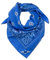 fashionchimp XXL Nicki-Halstuch aus 100% Baumwolle, 70x70 cm, Unisex Bandana, Halstuch, extra groß (Paisley-Hellblau)