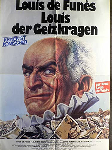 Louis, der Geizkragen - Louis De Funès - Filmposter A1 84x60cm gefaltet (2)