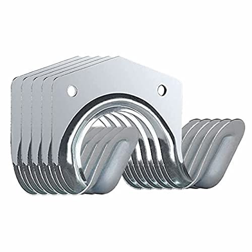 Garage DIY Tool Hooks Pack of 5 Galvanised Tools Storage Organizer Set Heavy Duty Wall Mount Hanger for Sheds Garden Workshop Farm Warehouse Workbench Offices Forks Shovels Rakes Brooms Holder