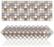 20 Piezas Adhesivos para Azulejos de Baño y Cocina Impermeable Adhesivos de Mosaico para Suelos y Paredes DIY para Cocina Baño Decoración del Hogar (10x10cm,Estilo-2)