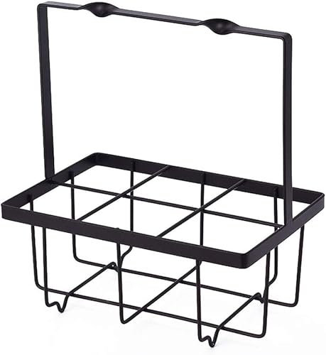 Tbkoly Milk Bottle Holderl Crate Rack,Milk Bottle Holder/Holder | Wire Metal Beer Bottle Holder | Doorstep Milk Crate | Glass Bottle Caddy & Carrier | Milk Minder