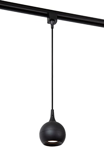 Lucide TRACK FAVORI Pendelleuchte - 1-Phasen Stromschiene/Schienensystem - 1xGU10 - Schwarz (Verlängerung)