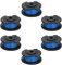 CDIYTOOL 6pcs Strimmer Spool Compatible with Ryobi One+ AC14RL3A, Olt1832 Rac124, String Trimmer Replacement Spool Line Replacement for Ryobi 18V 24V 40V Strimmer