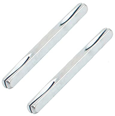 Door Handle Spindle Rod, 2 Pcs Universal Square Split Spindle Bar, Steel Spindle Bar Replacement for Window and Door Handle (8mm x 100mm)