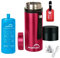 MediFlask Combo Nevera Medicamentos Portatil para Insulina Viaje con USB Cargador+Enfriador | 3 Métodos Estuche Insulina Bolsa Isotérmico Diabéticos Perfecto para Temp.2-26 Grados(Magenta)