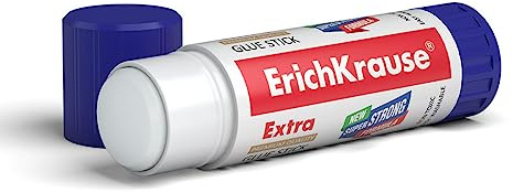Erich Krause Klebestift 36g lösungsmittelfrei wasserlöslich frostbeständig - Papierkleber für Büro und Schule - Bastelkleber haftstark 1 Stück