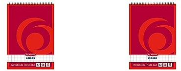 Herlitz 110734 Spiralnotizblock A7, 50 Blatt 10 Stück (Packung mit 2)