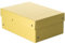 Original Falken PureBox Pastell. Made in Germany. 100 mm hoch DIN A5 gelb. Aufbewahrungsbox mit Deckel aus stabilem Karton Vegan Geschenkbox Transportbox Schachtel Allzweckbox