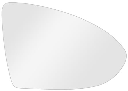 Spiegelglas Beheizbar Asphärisch Passend für Golf 7 Spiegelglas Beheizbar Ersatzspiegelglas Golf 7 Außenspiegel Glas mit Trägerplatte (Rechts Beifahrerseite)