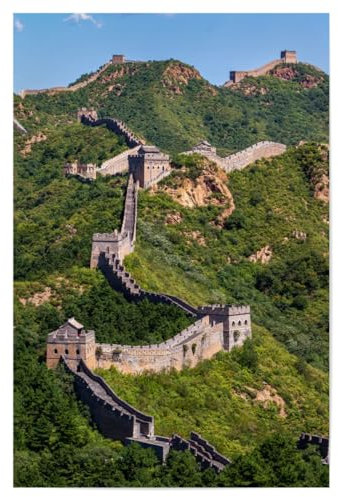 artboxONE Poster 150x100 cm Architektur Die Mauer in China - Bild China China chinesische Mauer