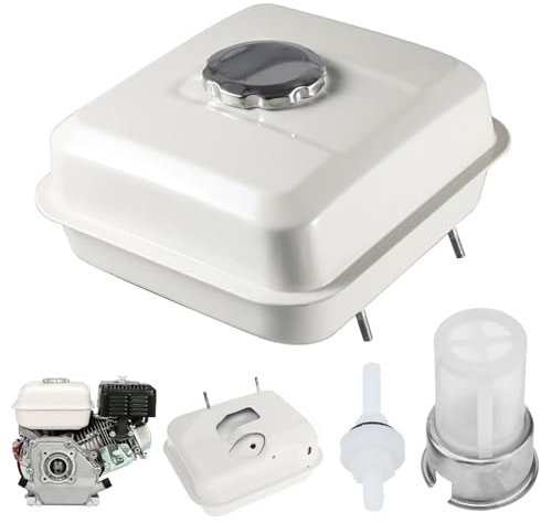 Serbatoio Benzina per Honda GX120 GX140 GX160 GX200 Motore, Kit Serbatoio da 3 Litri con Tappo Serbatoio Filtro Benzina e Tubo Benzina Parti di Ricambio per Tosaerba