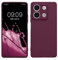kwmobile Handyhülle kompatibel mit Xiaomi Redmi Note 13 5G Hülle - Handy Case aus weichem Silikon in Bordeaux Violett