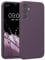 kwmobile Case Compatible with Samsung Galaxy A34 5G Case - Slim TPU Silicone Phone Cover - Soft Touch Finish - Pale Iris