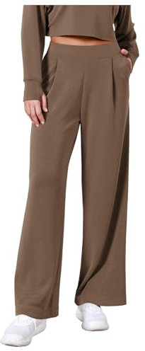 JIANROU LAOSU Femme Lin Pantalon Été Pantalon Léger Elegant Pantalon,Jogging Yoga Femme,Pantalon Fluide Rouge Femme,Pantalon Femme Enceinte,Cargo Femme Large,Pantalon Flare