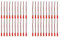 Breeshy 20 Paar Jst Bec Stecker/Buchse mit Kabelue00Mm Schwarz Rot in Modellbau