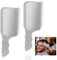 Molain Professional Hair Cutting Tools - 2Pcs Heat Resistant Clipper Comb, Curved Positioning, Flat Top Comb for Men's Home Salon Styling