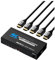 4K 60Hz Mini 3 Port HDMI Switch 2.0 4K Switcher HDMI Splitter 1080P HDR 3 In 1 Out Port Hub For DVD HDTV Fast and Stable Transmission(ZY-HS14A1)