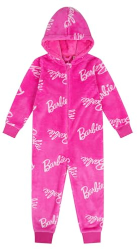 Barbie Fleece-Schlafanzug für Mädchen, rosa, rose, 3-4 Years
